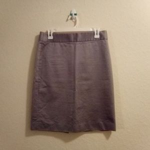 J. Crew Grey Size 4 Pencil Skirt